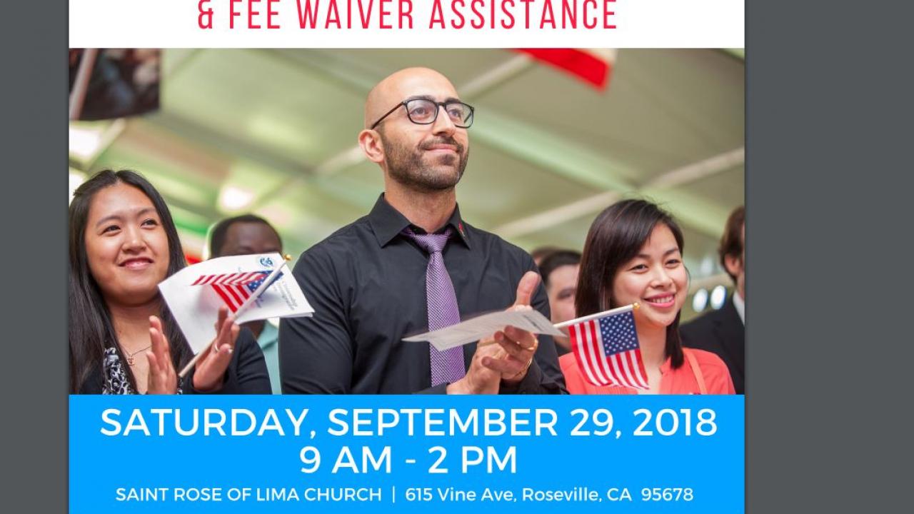 FREE Citizenship workshop, Saturday September 29th.