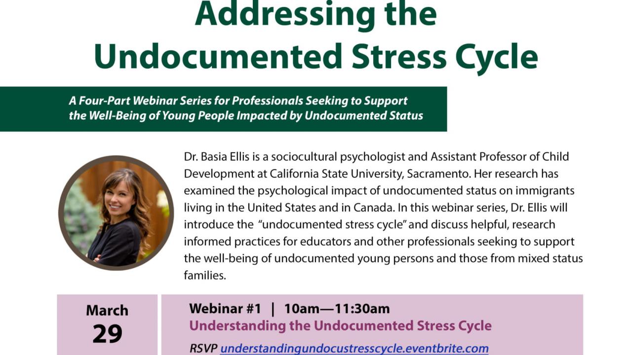 Webinar Series - Addressing the Undocumented Stress Cycle